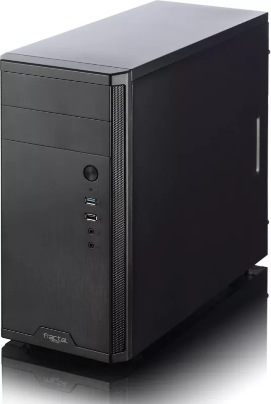 Kasë Fractal Design Core 1100, Mini Tower, micro ATX/Mini-ITX, e zezë