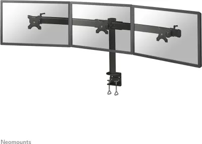 Krah monitori Newstar Neomounts FPMA-D700D3, për 3 monitorë, rregullim lartësie, clamp, e zezë