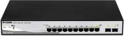 Switch D-Link DGS-1210-10, Managed, L2, Gigabit Ethernet, 1U