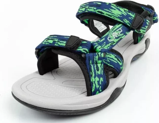 Sandale për fëmijë CMP, navy blue/green