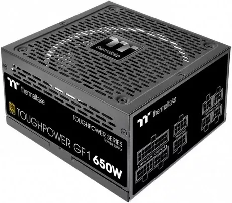 Furnizues i Energjisë Thermaltake Toughpower ATX 650W Gold, 20+4 pin ATX, i Zi