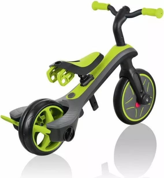 Biçikletë për fëmijë Globber Explorer Trike 4in1, e zezë dhe e verdhë