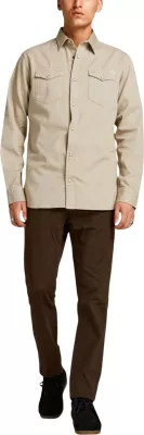 Këmishë për meshkuj Jack & Jones JJESHERIDAN L/S NOOS, bezhë [Madhësia: XL]
