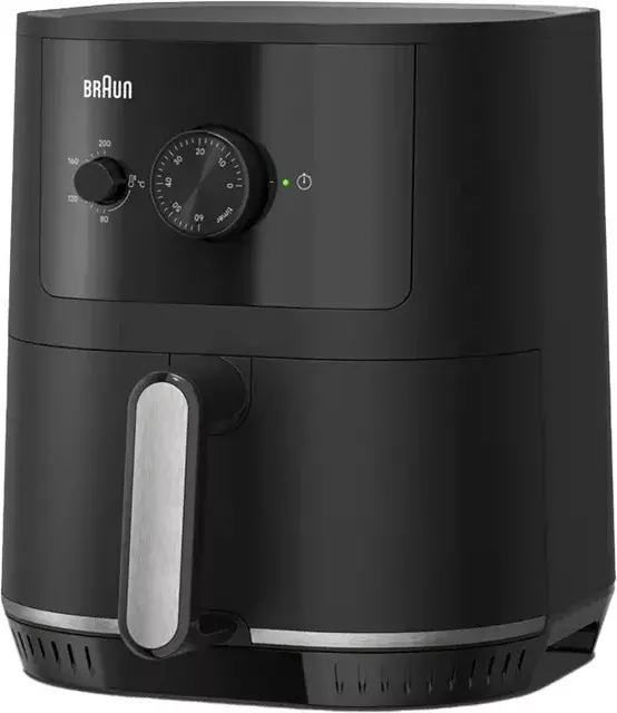 Fritezë me ajër Braun, 1500W, 4.3 L, e zezë