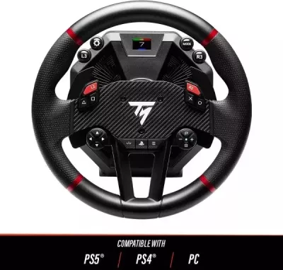Timon garash Thrustmaster T598-P Direct Drive 5 Nm, 30 cm, me pedale 2, për PC/PS4/PS5, EU Type-C, i zi