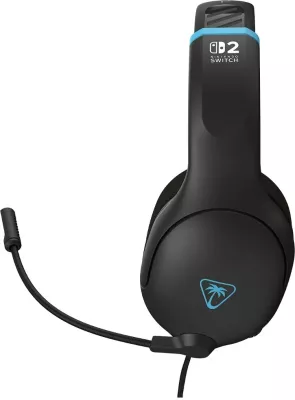 Kufje Turtle Beach Airlite Fit Wired, 3.5mm, over-ear, me mikrofon flip-up mute, për Nintendo Switch, Charcoal-Black