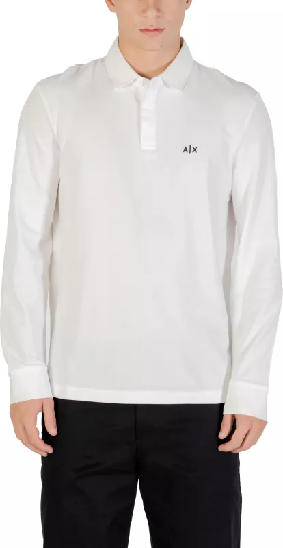 Maicë polo me mëngë të gjata për meshkuj Armani Exchange XM001288 AF17321, krem [Madhësia: XS]