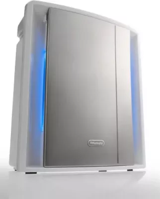 Pastrues ajri, DeLonghi AC230, 6 faza filtrimi, 3 shpejtësi, AQS, timer, deri 80 m², bardhë/argjend