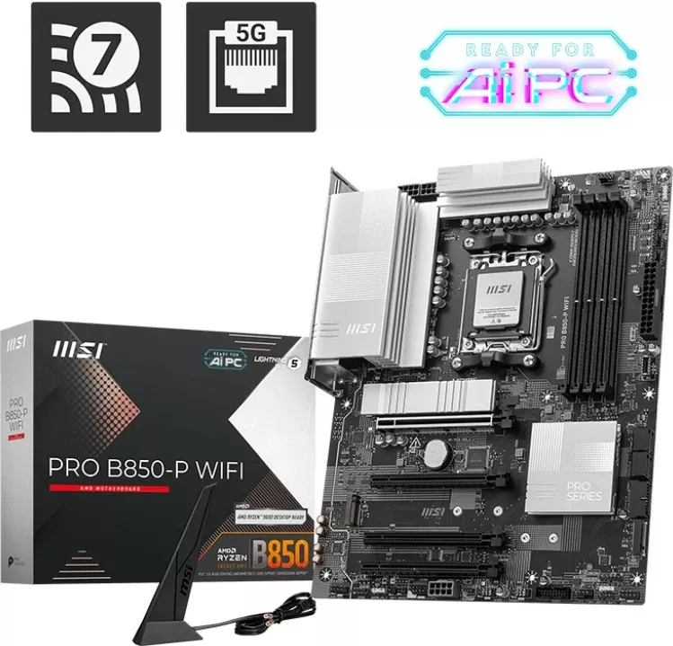 Pllakë amë MSI PRO B850-P WIFI, AM5, ATX