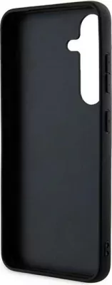 Mbështjellës Guess 4G Metal Gold Logo për Samsung Galaxy A35, i zi