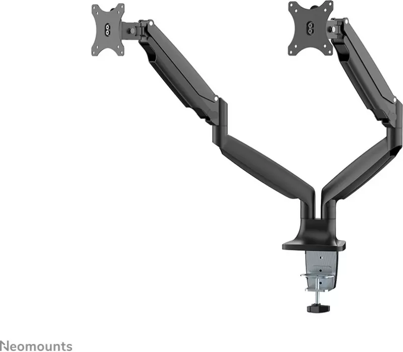 Krah monitori Newstar Neomounts NM-D750DBLACK, për 2 ekrane, gas spring, VESA 100x100, i zi