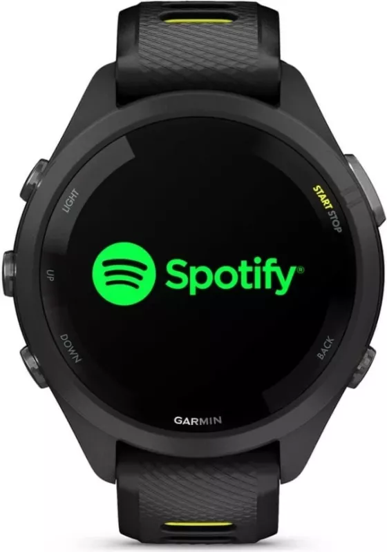 Smartwatch Garmin Forerunner 265S, 42mm, AMOLED, GPS, rrip silikoni, verdhë