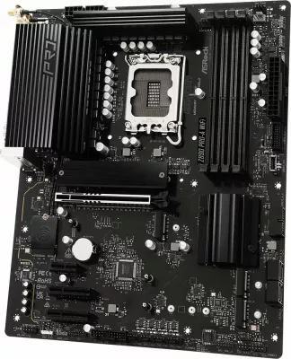 Pllakë amë ASRock Z890 Pro-A WiFi, ATX, Wi‑Fi 6E, Bluetooth, Thunderbolt 4, 256GB RAM max, e zezë, me 2 antena WiFi + 2 kabllo SATA