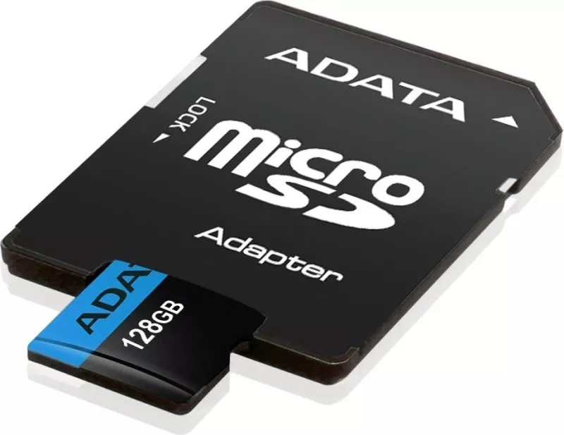 ADATA Premier microSDXC 128 GB 100R / 25W UHS-I Klasa 10 A1 V10 + Përshtatës
