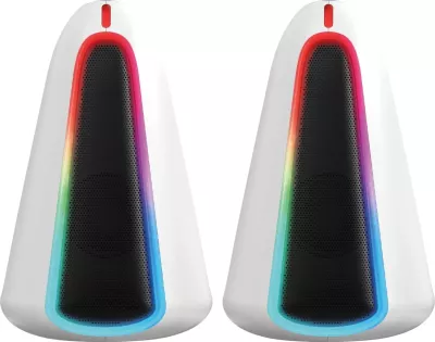 Altoparlantë Marvo Monka Zilla SG-500 2x3W RGB, të bardha, set 2 copë