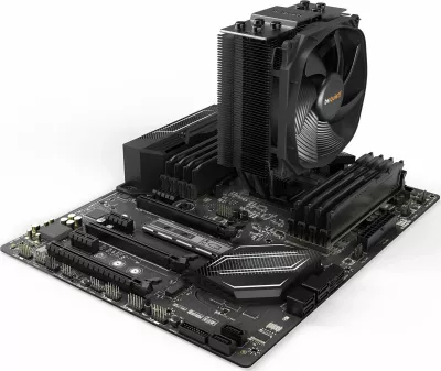 Ftohës CPU be quiet! Dark Rock Slim BK024 120 mm PWM 180 W TDP i zi