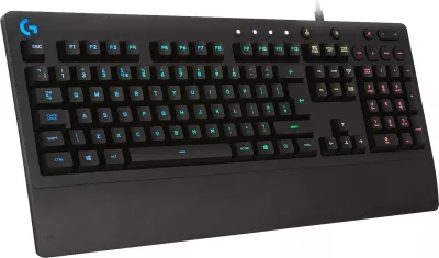 Tastierë gaming Logitech G213 Prodigy, full-size, RGB LED, QWERTZ, e zezë