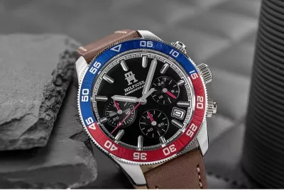 Orë dore për meshkuj Tommy Hilfiger, kafe