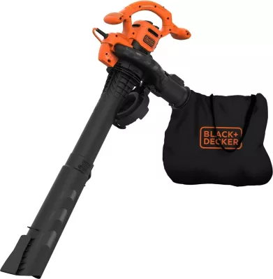 Fshesë me vakum dhe fryrëse gjethe BLACK+DECKER BEBLV260, 2600 W, 40L, E zezë