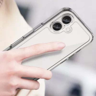 Mbështjellës Hurtel Outer Space Case për iPhone 16 Plus, transparent