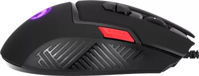 Maus Marvo M355 gaming, me kabllo USB, RGB, deri 7200 DPI, 9 butona, i zi