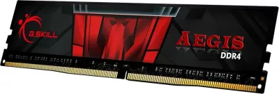RAM Memorje G.Skill Aegis F4-3000C16S-8GISB 8GB DDR4 3000MHz CL16 1x8GB UDIMM, zi dhe kuqe