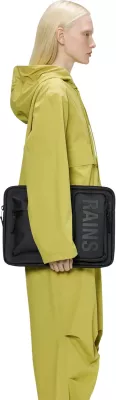 Këllëf për laptop për meshkuj Rains Texe Laptop Case 15/16 W1, i zi