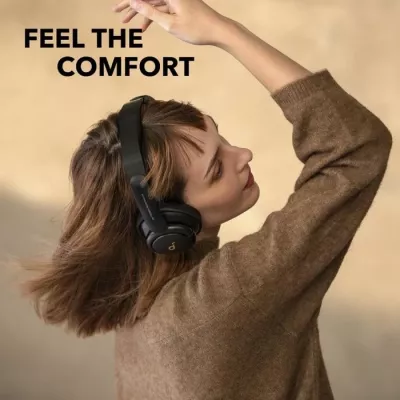 Kufje wireless ANKER Soundcore Life Q30, Active Noise Cancellation (NC), 2x40mm, AUX, zezë, set me kasë + kabllo