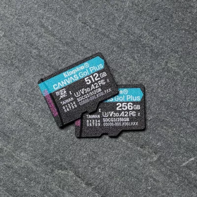 Kartelë microSD Kingston Canvas Go Plus 256GB, e zezë