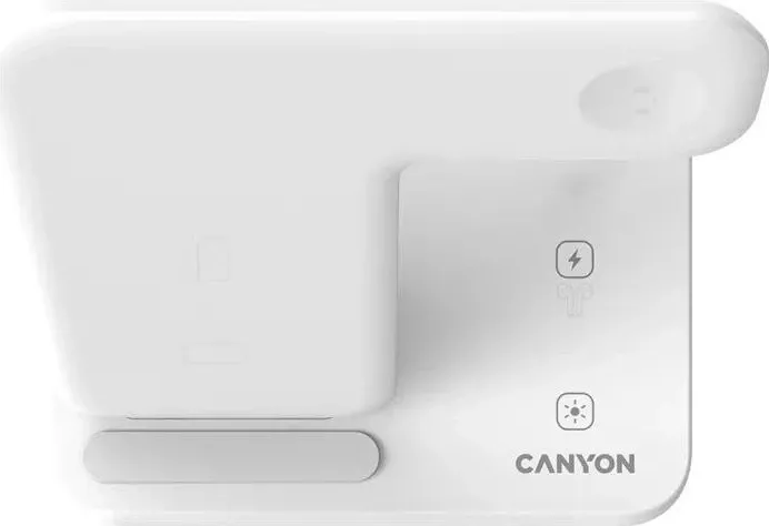 Karikues induktiv Canyon WS-303, 3w1, i bardhë