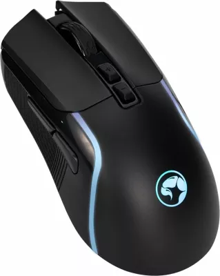 Maus Marvo M292 me kabllo 8000 DPI, 7 butona programues, ndriçim RGB, kabllo e thurur 1.5 m, e zezë