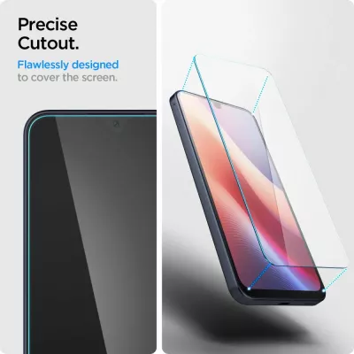 Mbrojtës ekrani xham i temperuar Spigen Glas.tR Slim për Samsung Galaxy A16 4G/5G, 2 copë, Transparent