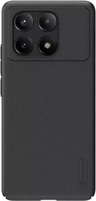 Mbështjellës Nillkin Super Frosted Shield Pro për Xiaomi Redmi K70E/Poco X6 Pro 5G, zi