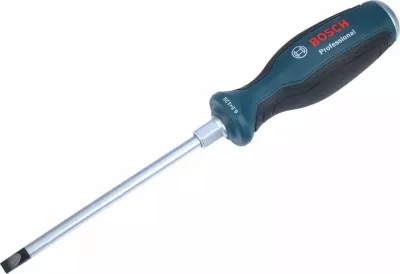 Kaçavidë Bosch Professional SL 6,5 x 125 mm, krom-vanadium, SoftGrip, blu/zezë