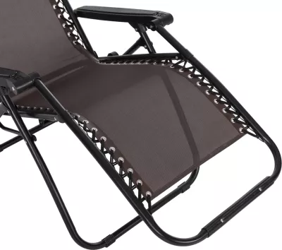 Karrige relaksuese COMPANION, tekstilene kafe, metal i zi, FH5095.13, 67x145x110cm