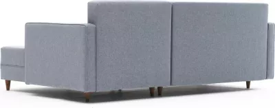 Kënd-sofa krevati Atelier del Sofa, Aydam, këndi djathtë, ngjyrë kaltër
