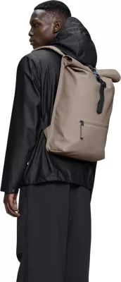 Çantë shpine Rains Rotop Rucksack W3 13320, taupe