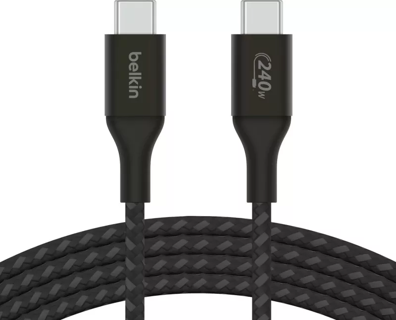 Kabllo USB-C Belkin CAB015bt2MBK, 2 m, USB 2.0, e zezë