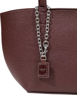 Çantë dore Replay FW01C7.000.A7243S për femra, bordo