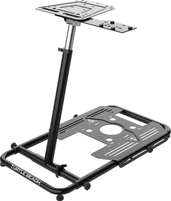 Stendë Turtle Beach VelocityOne, e rregullueshme për flight/racing sim, e palosshme, e zezë
