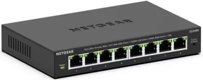 Switch NETGEAR GS308E, Managed, L2/L3, Gigabit Ethernet, i zi
