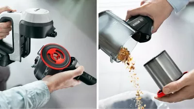 Fshesë me korrent Bosch BSS715CARP, pa qese, 0.3L, 18V, e zezë/argjendtë/e bardhë