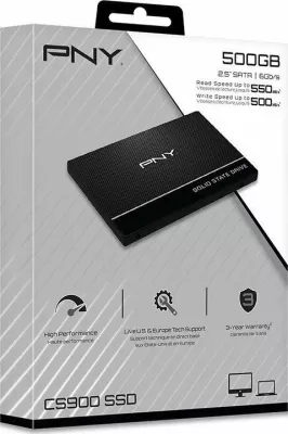 SSD PNY CS900 500GB 2.5\" SATA III (SSD7CS900-500-RB)
