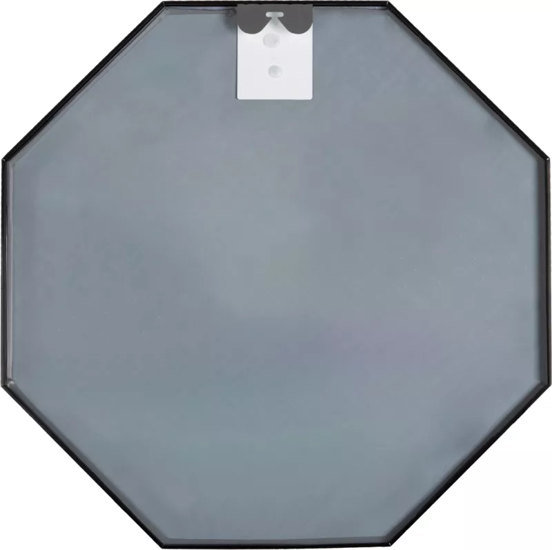 Pasqyrë muri oktagonale, kornizë alumini e zezë, FH9583.01, 55,5x2,5x55,5H cm