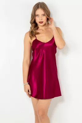 Babydoll Jumeon, ngjyrë e kuqe Claret, 001-018568