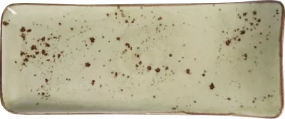 Pjatë servimi Fine Dine 215x120 mm porcelan jeshile, set 6 copë
