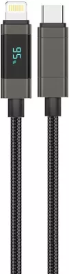 Kabllo USB-C në Lightning Foneng XS05, 1.2m, PD27W, e zezë