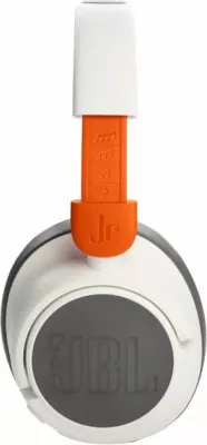 Kufje Bluetooth për fëmijë JBL JR460NC me ANC, 20h bateri, limit 85 dB, me kabllo të shkëputshme, e bardhë