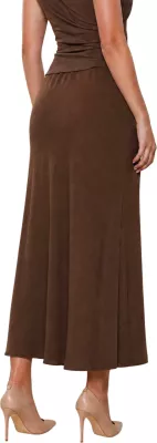Fund për femra I am Linea A crinkle 6598V78, kafe [Madhësia: S]