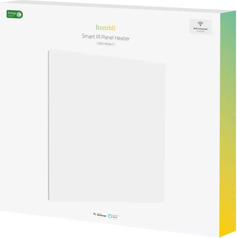 Panel ngrohës smart Hombli 2024, 350W, e bardhë